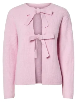 Pieces Pullover & Sweatshirts*PCSILLY LS REV TIE KNIT NOOS BC roseate spoonbill