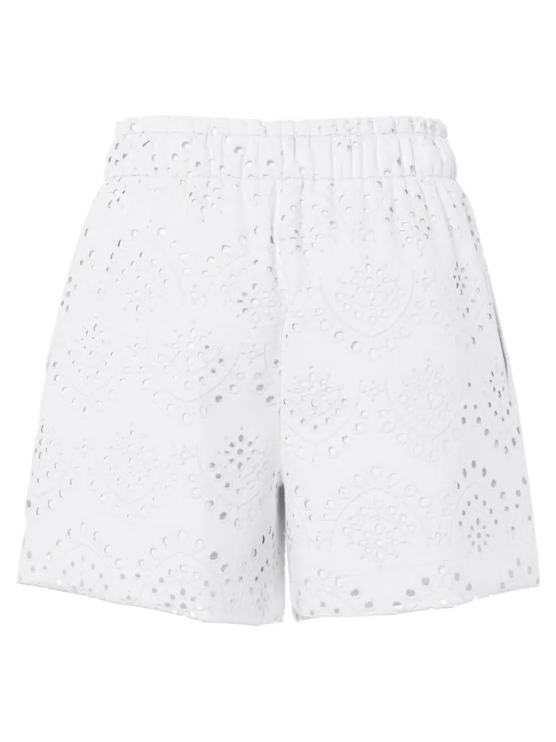 Pieces Shorts*PCVILDE MW SHORTS WVN NOOS Bright White