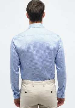 ETERNA Hemden|Big Boys*Performance Shirt Stretch Langarm Blau