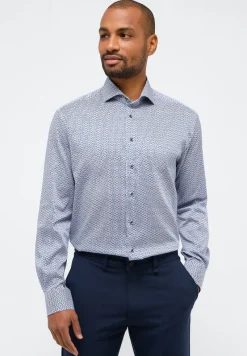 ETERNA Hemden|Big Boys*Performance Shirt Stretch Langarm Blau