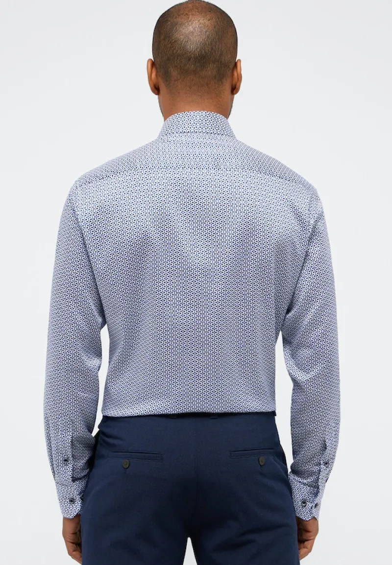 ETERNA Hemden|Big Boys*Performance Shirt Stretch Langarm Blau