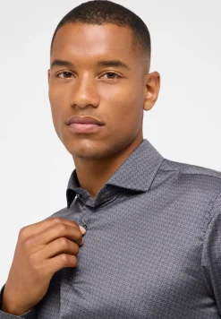 ETERNA Hemden|Big Boys*Performance Shirt Twill Langarm Grau