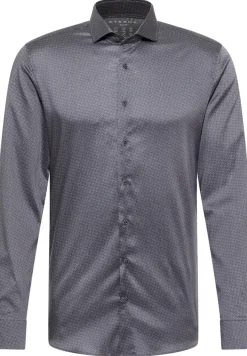ETERNA Hemden|Big Boys*Performance Shirt Twill Langarm Grau
