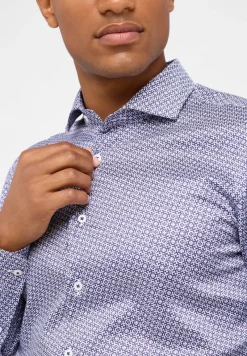 ETERNA Hemden|Big Boys*Performance Shirt Twill Langarm dunkelblau