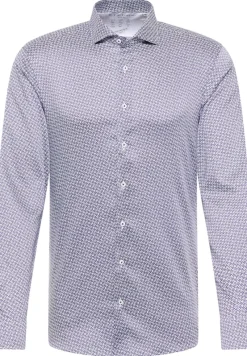 ETERNA Hemden|Big Boys*Performance Shirt Twill Langarm dunkelblau