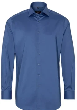 ETERNA Hemden|Big Boys*Performance Shirt Twill-Stretch Langarm blau1