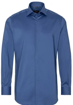 ETERNA Hemden|Big Boys*Performance Shirt Twill-Stretch Langarm blau1