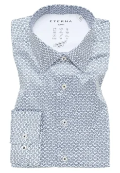 ETERNA Hemden|Big Boys*Performance Shirt Twill-Stretch Langarm Grün