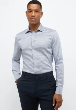 ETERNA Hemden|Big Boys*Performance Shirt Twill-Stretch Langarm Grün