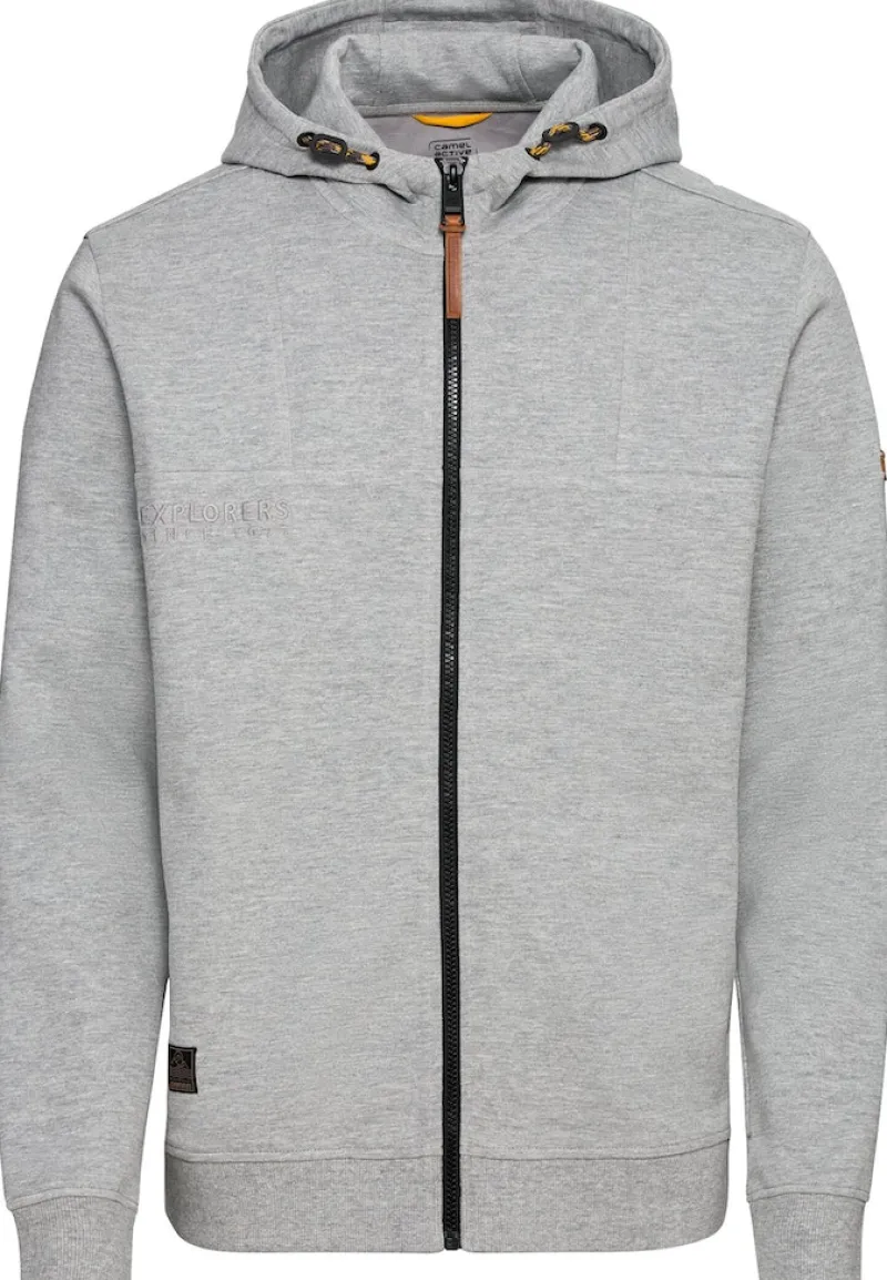 Camel Active Pullover & Sweatshirts|Big Boys*Performance Sweatjacke mit Kapuze stone gray