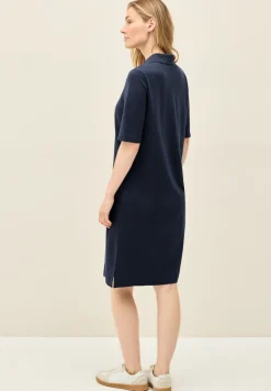 Cecil Kleider*Piqué Polo-Kleid urban navy blue