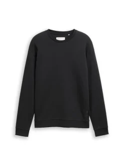 Tom Tailor Denim Pullover & Sweatshirts*Piqué Sweatshirt night watch black