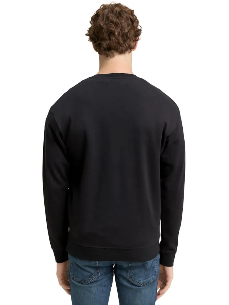 Tom Tailor Denim Pullover & Sweatshirts*Piqué Sweatshirt night watch black