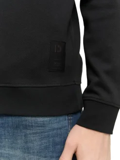 Tom Tailor Denim Pullover & Sweatshirts*Piqué Sweatshirt night watch black