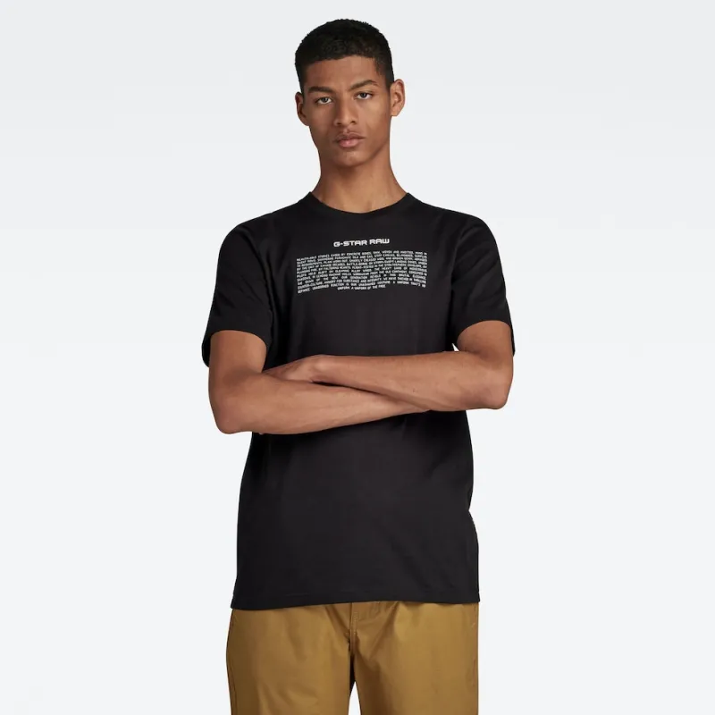 G-star Raw Shirts*Poem slim r t dk black
