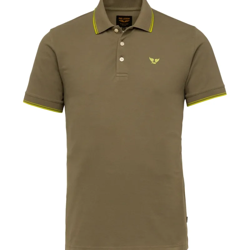 PME Legend Shirts|Big Boys*Poloshirt Deep Lichen Green