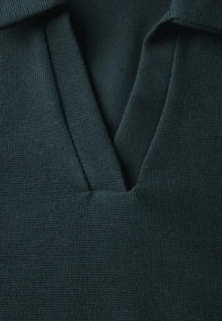 Street One Shirts*Poloshirt mit Struktur hunter green