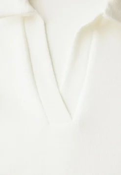 Street One Shirts*Poloshirt mit Struktur off white