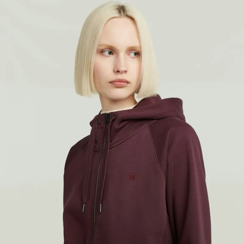 G-star Raw Pullover & Sweatshirts*Premium core 2.1 hdd zip thru sw wmn Maroon