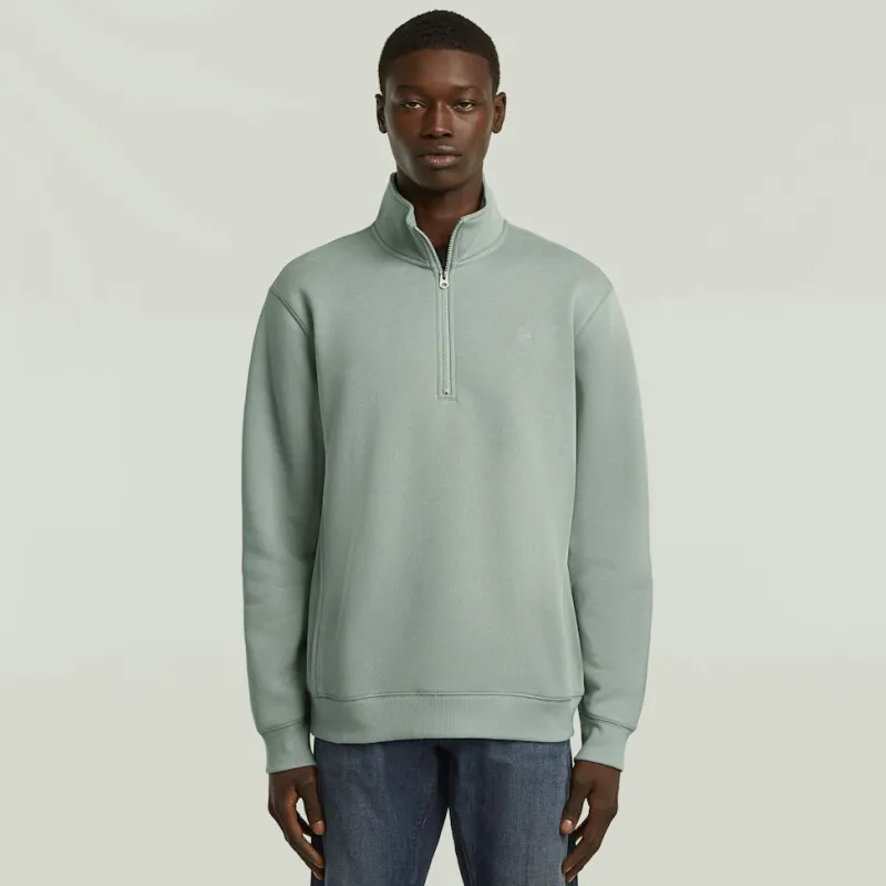 G-star Raw Pullover & Sweatshirts*Premium core half zip r sw ls iceberg green