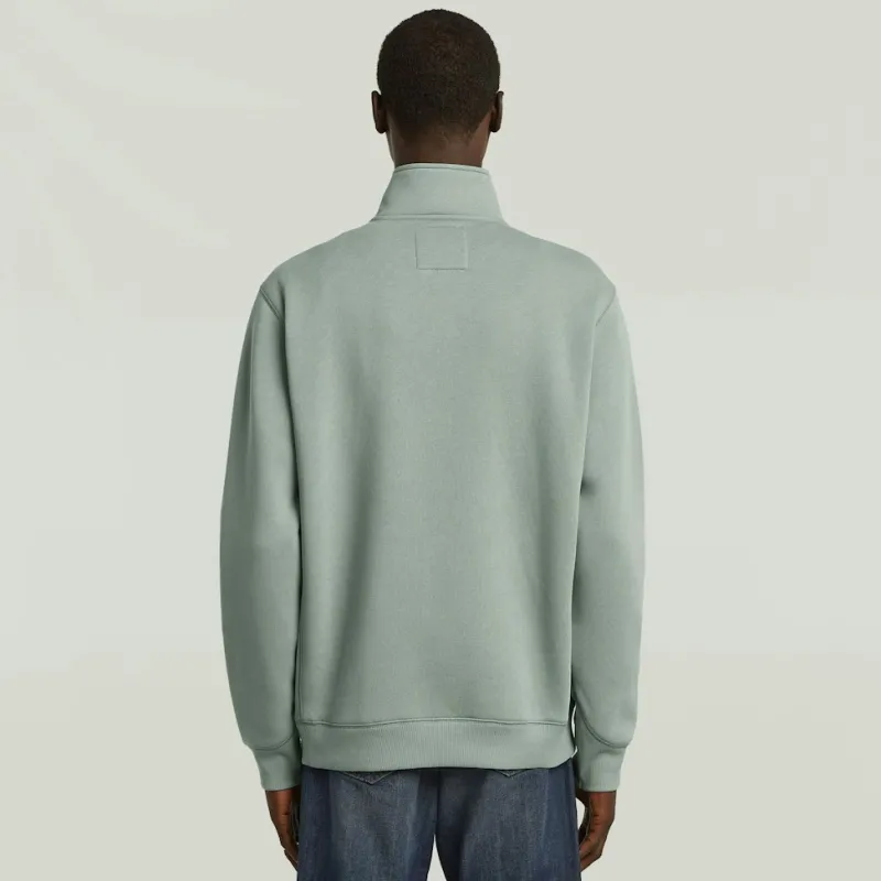 G-star Raw Pullover & Sweatshirts*Premium core half zip r sw ls iceberg green