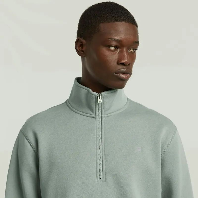 G-star Raw Pullover & Sweatshirts*Premium core half zip r sw ls iceberg green