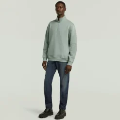 G-star Raw Pullover & Sweatshirts*Premium core half zip r sw ls iceberg green