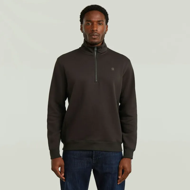 G-star Raw Pullover & Sweatshirts*Premium core half zip r sw ls ganache