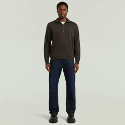 G-star Raw Pullover & Sweatshirts*Premium core half zip r sw ls ganache