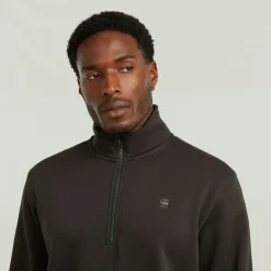 G-star Raw Pullover & Sweatshirts*Premium core half zip r sw ls ganache