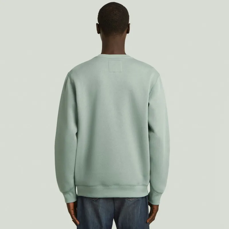 G-star Raw Pullover & Sweatshirts*Premium core r sw ls iceberg green