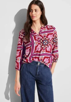 Street One Shirts*Print 3/4 Arm T-Shirt magnolia pink