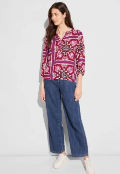 Street One Shirts*Print 3/4 Arm T-Shirt magnolia pink