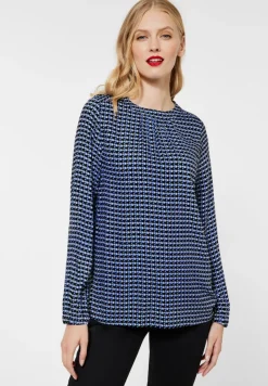 Street One Blusen*Print Bluse in Viskose dazzling blue