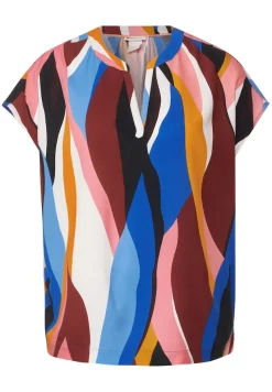 Street One Blusen*Print Blusenshirt foxy red