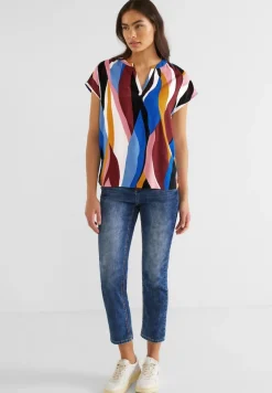 Street One Blusen*Print Blusenshirt foxy red