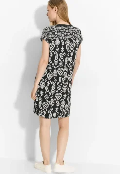 Cecil Kleider*Print Mix Kleid Black