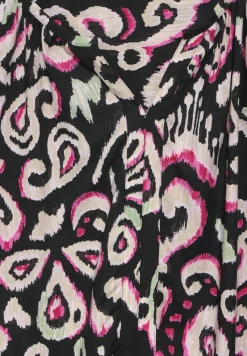 Cecil Blusen*Print Tunika Bluse Black