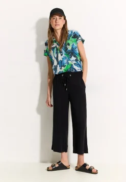 Cecil Blusen*Print Viskose Bluse vanilla white