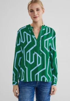 Street One Blusen*Printbluse im Tunikastyle dark brisk green