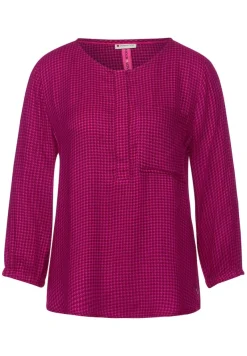 Street One Blusen*Printbluse in Viskose lavish pink