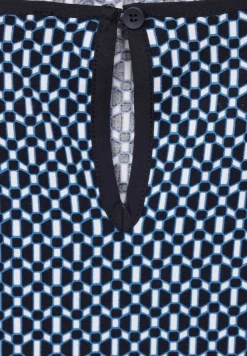 Street One Shirts*Printshirt im Materialmix deep blue