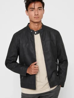 Only & Sons Jacken*PU Jacke Jasper Phantom
