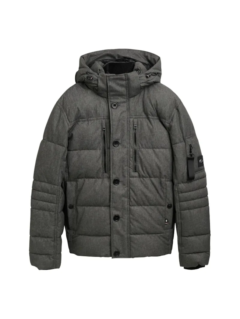 Tom Tailor Jacken|Big Boys*Pufferjacke mit abnehmbarer Kapuze grey garment dye structure