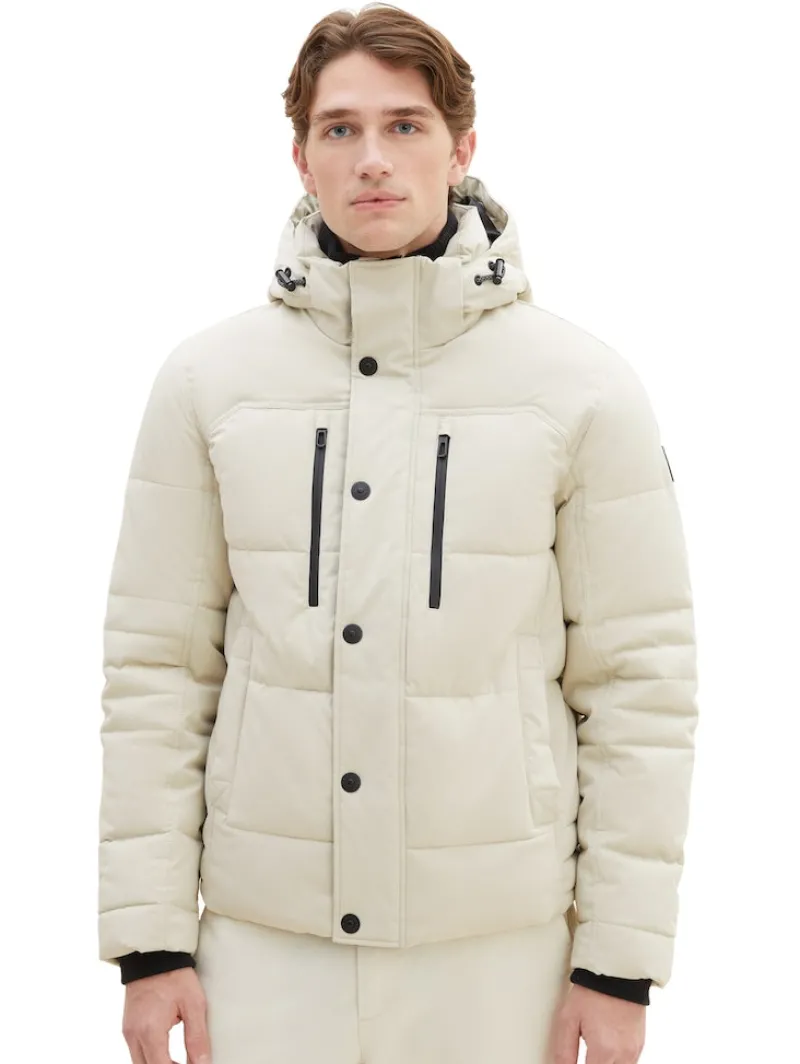 Tom Tailor Jacken|Big Boys*Pufferjacke mit abnehmbarer Kapuze beige alfalfa