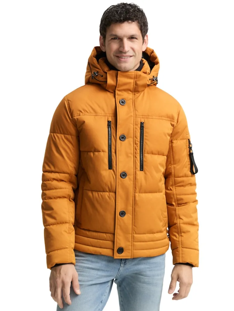 Tom Tailor Jacken|Big Boys*Puffer-Jacke mit abnehmbarer Kapuze peanut butter brown