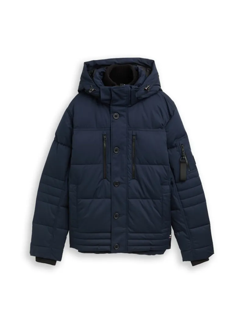 Tom Tailor Jacken|Big Boys*Puffer-Jacke mit abnehmbarer Kapuze sky captain blue