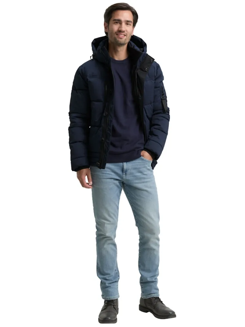 Tom Tailor Jacken|Big Boys*Puffer-Jacke mit abnehmbarer Kapuze sky captain blue