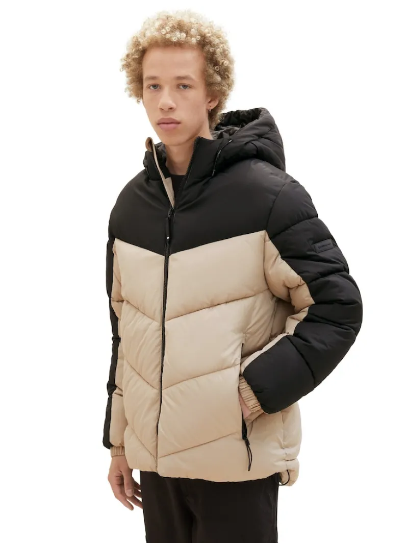 Tom Tailor Denim Jacken*Pufferjacke mit recyceltem Polyester paving stone