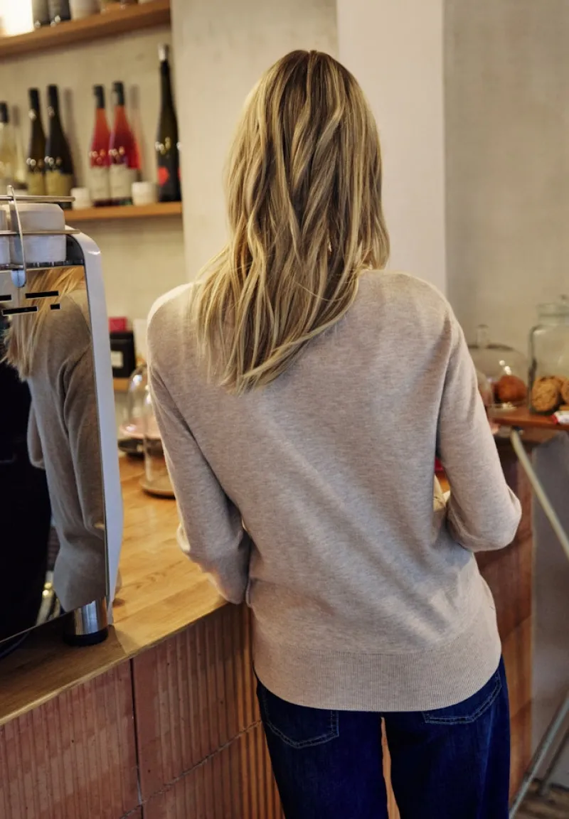 STREET ONE STUDIO Pullover & Sweatshirts*Pullover im Feinstrick buffed beige mel.